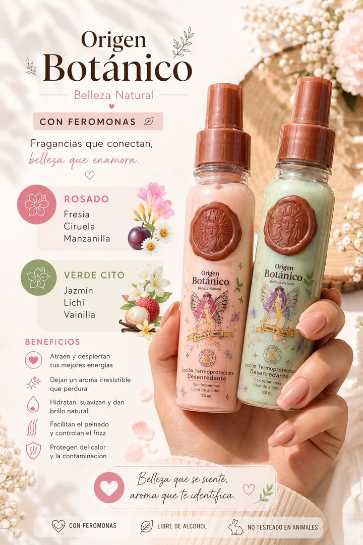Lociones Origen Botánico