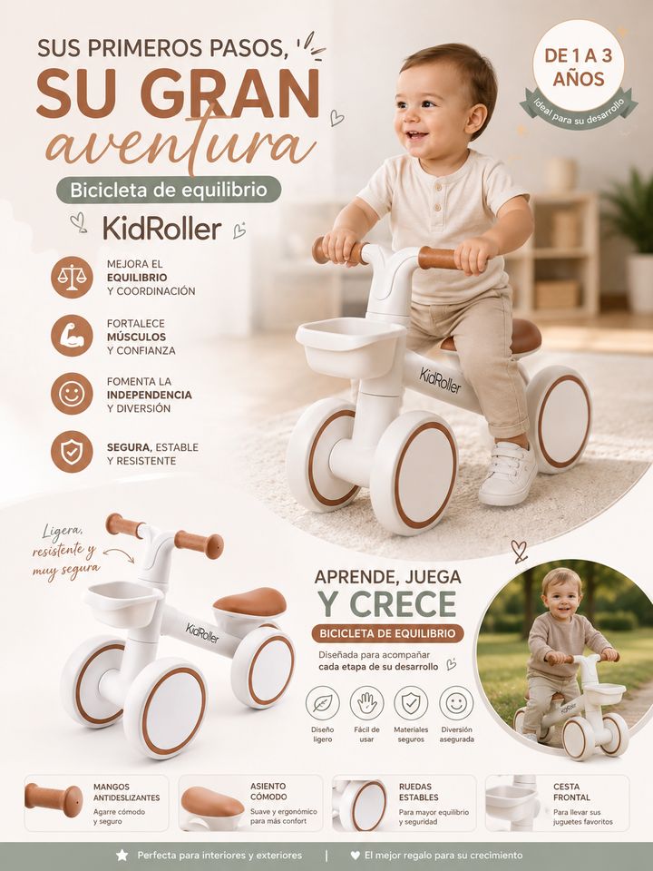 Bicicleta de equilibrio KidRoller